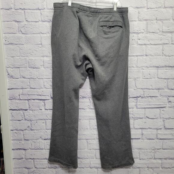 VTG Y2K Nike Gray Sweatpants Size XL Blue Tag Athletic Fleece Pockets *FLAW - Picture 7 of 10